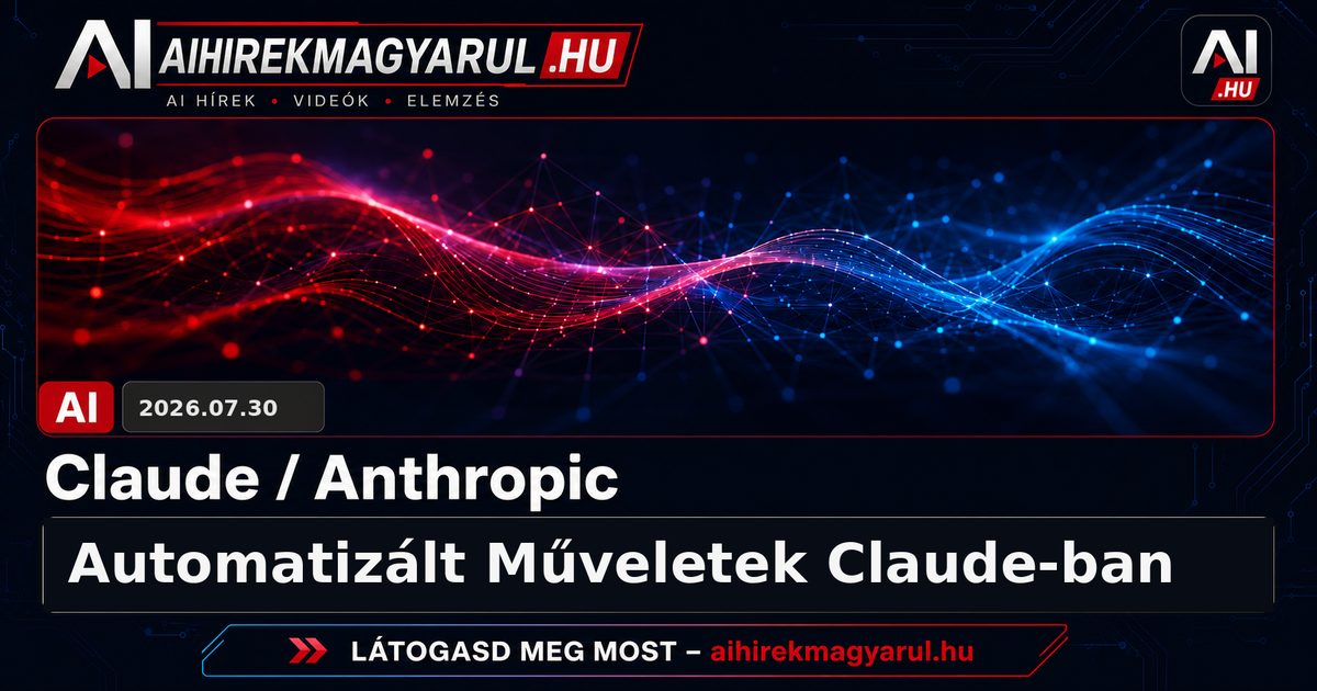 Automatizált Műveletek Claude-ban