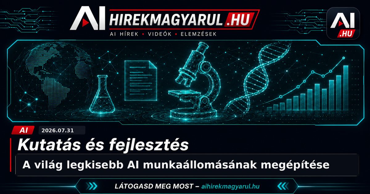 A világ legkisebb AI munkaállomásának megépítése