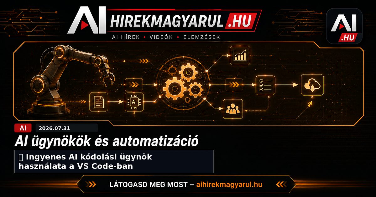 🔥 Ingyenes AI kódolási ügynök használata a VS Code-ban
