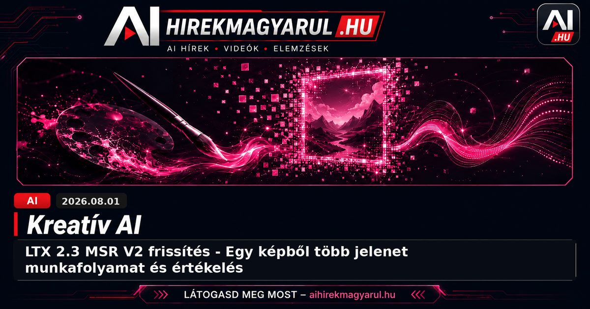LTX 2.3 MSR V2 frissítés - Egy képből több jelenet munkafolyamat és értékelés