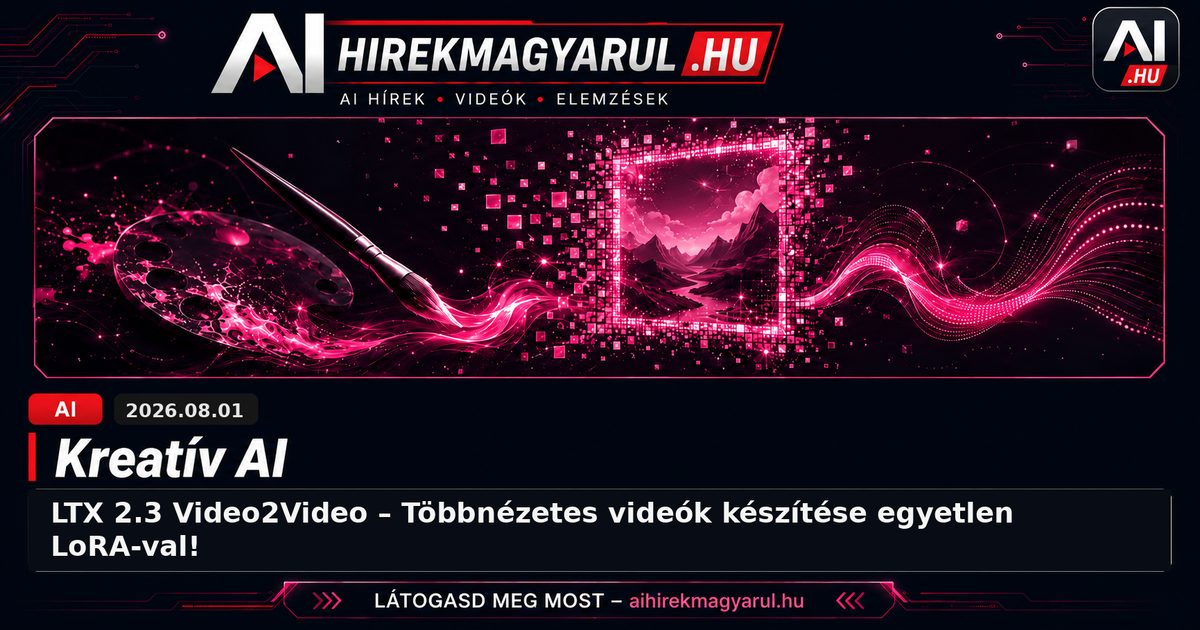 LTX 2.3 Video2Video – Többnézetes videók készítése egyetlen LoRA-val!