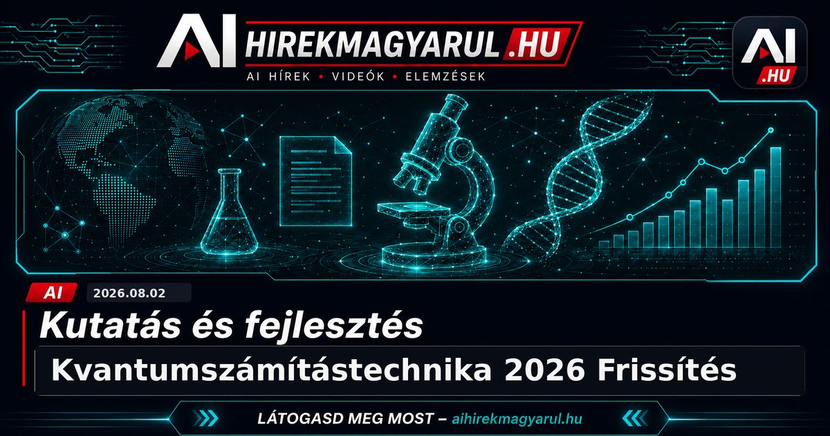 Kvantumszámítástechnika 2026 Frissítés