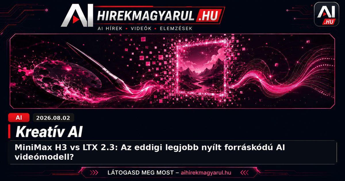 MiniMax H3 vs LTX 2.3: Az eddigi legjobb nyílt forráskódú AI videómodell?