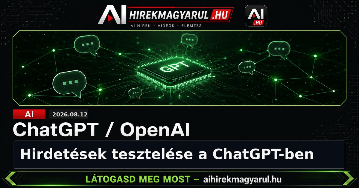 Hirdetések tesztelése a ChatGPT-ben