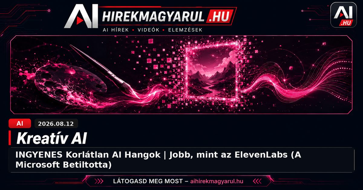 INGYENES Korlátlan AI Hangok | Jobb, mint az ElevenLabs (A Microsoft Betiltotta)