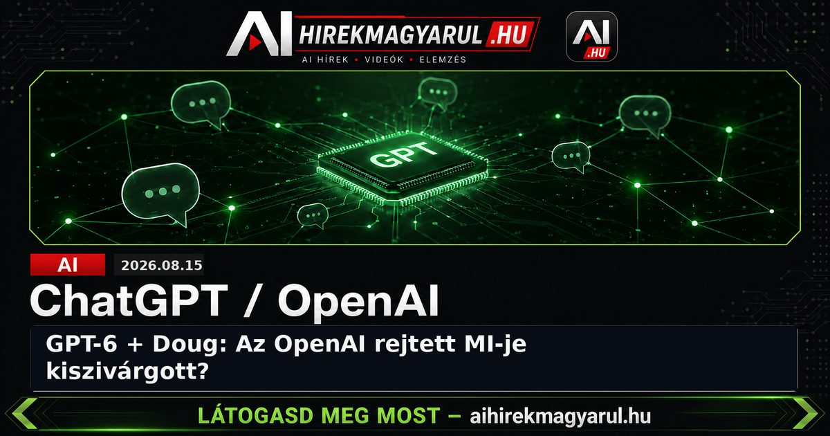 GPT-6 + Doug: Az OpenAI rejtett MI-je kiszivárgott?