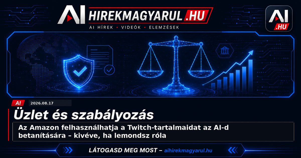 Az Amazon felhasználhatja a Twitch-tartalmaidat az AI-d betanítására – kivéve, ha lemondsz róla