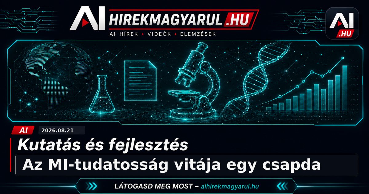 Az MI-tudatosság vitája egy csapda