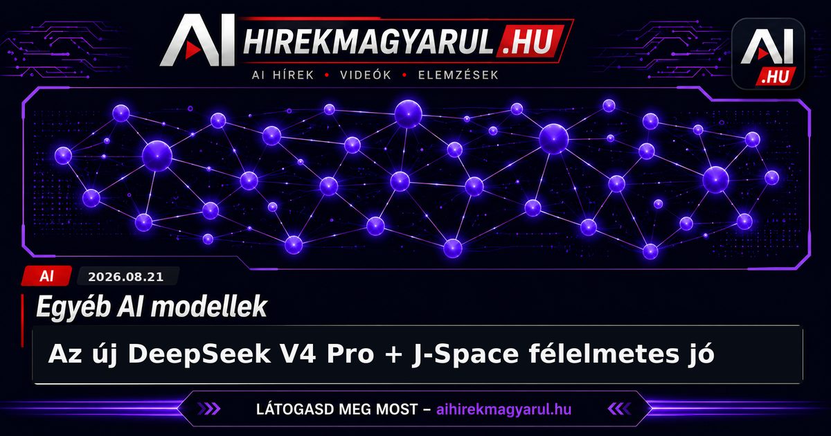Az új DeepSeek V4 Pro + J-Space félelmetes jó