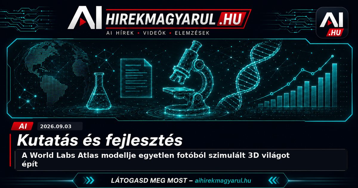 A World Labs Atlas modellje egyetlen fotóból szimulált 3D világot épít