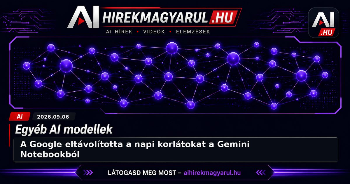 A Google eltávolította a napi korlátokat a Gemini Notebookból
