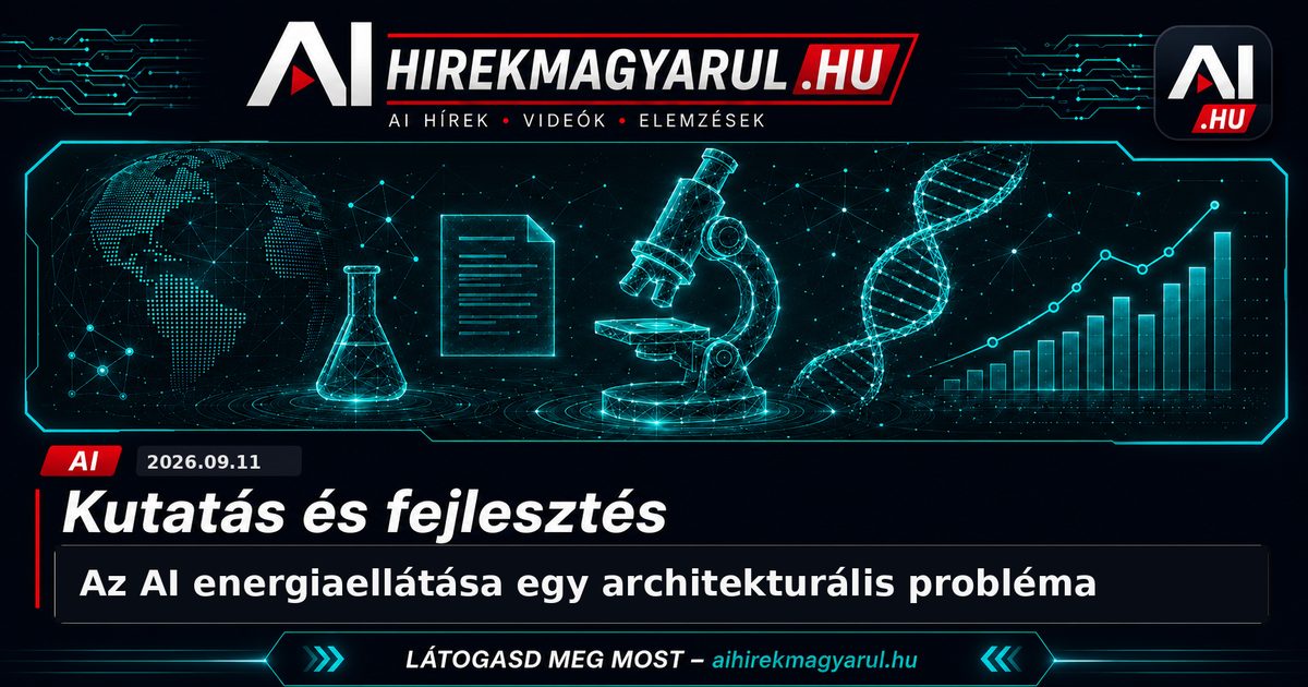 Az AI energiaellátása egy architekturális probléma