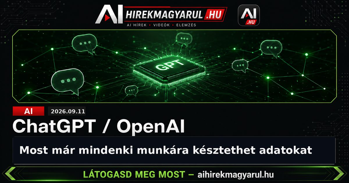 Most már mindenki munkára késztethet adatokat