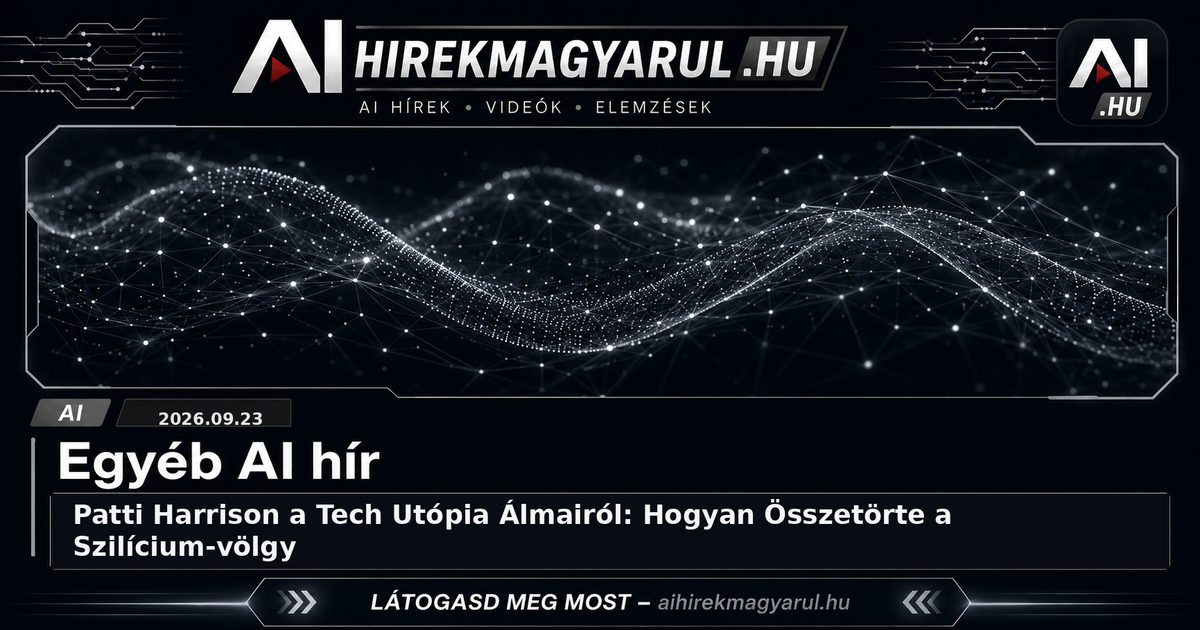 Patti Harrison a Tech Utópia Álmairól: Hogyan Összetörte a Szilícium-völgy