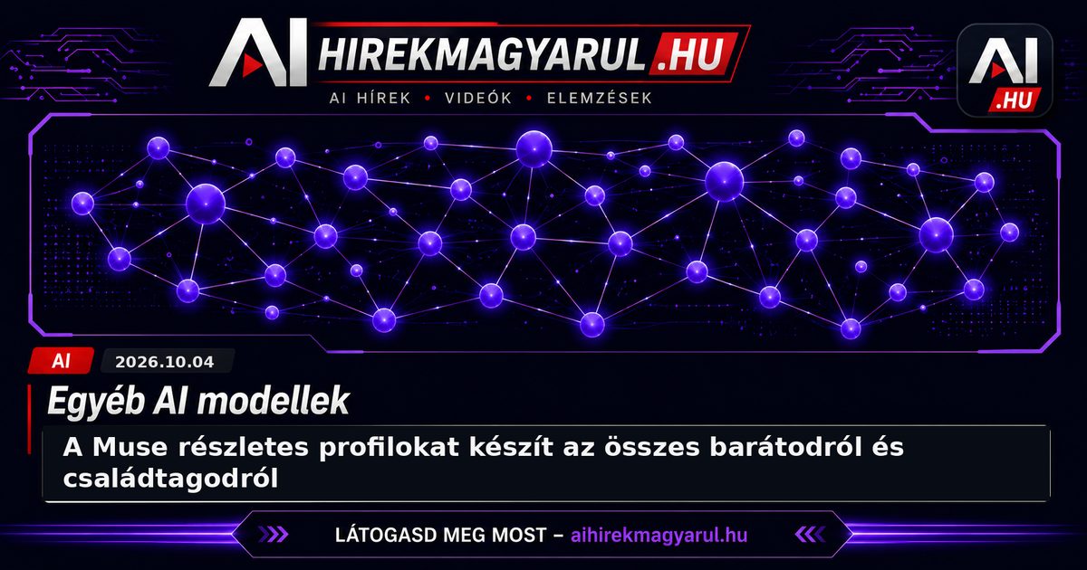 A Muse részletes profilokat készít az összes barátodról és családtagodról