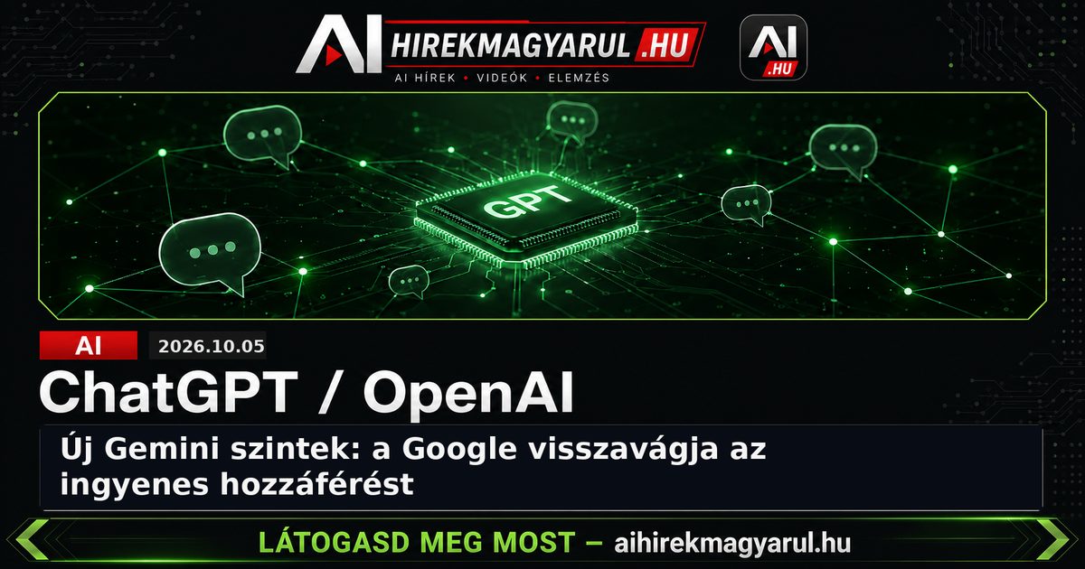Új Gemini szintek: a Google visszavágja az ingyenes hozzáférést